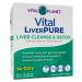 Vital Planet Vital Liver Pure Liver Cleanse Detox & Repair with Milk Thistle NAC Supplement N-Acetyl Cysteine Andrographis Dandelion Turmeric Alpha Lipoic Acid 2-Part 14-Day Kit 56 Capsules