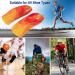 Orthotic Insoles for Plantar Fasciitis Relief | Arch Support for Overpronation | 3/4 Length | Red Foam+Orange Fabric | Men Women Kids Running | 1 Pair - Buy Online on GoSupps.com