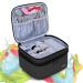LUXJA Nail Polish Carrying Case - Holds 20 Bottles - Portable Organizer Bag in Black - Buy Online on GoSupps.com