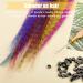 20Pcs Colored Feather Hair Extensions Kit for Girls & Women - Colorful Synthetic Hairpieces with Micro Beads & Crochet Hook - Buy Online on GoSupps.com
