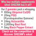 Buy Ubiquinol CoQ10 PQQ Astaxanthin Beets Gummies - Super Mitochondrial ATP Supplements for Energy Boost | 20mg-400mg Options Available - Buy Online on GoSupps.com