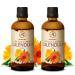 Calendula Oil set 2 x 3.4 Fl Oz - 6.8 Fl Oz - Calendula Officinalis - Infused - Almond Oil Base - 100% Pure & Natural - Marigold Oil - Benefits for Skin  Nails  Hair  Face  Body - SHORT LIFE