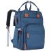 Infanteshomes baby travel/wrap backpack large travel/winding backpack with isolated pockets multifunctional durable and water-repellent blue one size