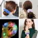 10Pcs LED Light Hair Scrunchies - Glow in the Dark Hair Ties for Women - Mermaid Party Favors - Neon Accessories for Festivals - Buy Online on GoSupps.com
