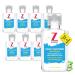 Zoviro Hand Sanitizer Gel 2 Fl Oz Flip-Cap Bottle Moisturizing with Essential Oils and Aloe Refreshing Scent Rinse-Free Formula Mini Hand Sanitizer Travel Size (Pack of 8) 2 Fl Oz (Pack of 8)