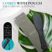 aogi Foot Rasp Pedicure Foot File - Remove Hard Skin, Prevent Callus Buildup - Gentle, Fine File for At-Home Professional Treatment (Black, Waterproof) with Pouch - Buy Online on GoSupps.com