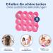 Ponik's Hair Roller Curlers Set - Self-Adhering 12 Pieces 25mm Pink Curly Curls Hair Scooters for DIY Styles - Buy Online on GoSupps.com