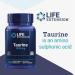 Life Extension Taurine 1000mg High Dose Vegan Capsules - 90 Count | Laboratory Tested, Gluten-Free, Vegetarian, Non-GMO - Buy Online on GoSupps.com