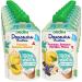 Bl dina Gourdes Douceurs Fruit es 100% V g tal Lot de 4 packs contenant chacun 2 Pommes Bananes Ananas / 2 Pommes Bananes Myrtilles M re (Lot de 16 gourdes) Pommes Bananes Ananas/ Pommes Bananes Myrti lles M res