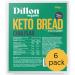 Dillon Organic Chia Flax Keto Bread 6 x 250g | Low Carb, Gluten-Free, High Fiber, High Omega 3, Sunflower & Caraway Seeds - Buy Online on GoSupps.com