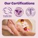 Motherlylove Gift Box: 100% Natural Vegan Pampering Foot Care - Footless Rose Geranium & Pink Clay Soap Made in Britain - Buy Online on GoSupps.com