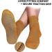 Wide Non-Skid Grip Socks for Lymphedema Swollen Feet - 3 Pairs (Apricot) - Buy Online on GoSupps.com
