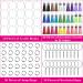 Acrylic Keychain Blanks Kit - 120pcs Clear Vinyl DIY Crafting Set with Blanks, Tassels, Rings, and Jump Rings - Audab - Buy Online on GoSupps.com