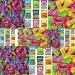 Trolli Hi-Chew Fruit Candy Laffy Taffy Mini Mixed Sweets Gift Box Candy Assorted | Mixed Sweets Combo | Treat Packs (80 Mixed)