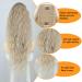 Pference Extensions: 65cm Blond Lang Wound Ponytail - Natural Kunsthaar Hair Extensions for Women | Afro Braid Style - Buy Online on GoSupps.com