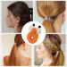 Funny Hair Clips | Ponytail Holders - High Elasticity Big Eyes Funny Hair Ties Girls Daily Hair Accessories For Playful Styles & Firm Grip Orange - Buy Online on GoSupps.com