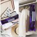 Hair Extension Storage Bag Wig Holder Storage | PVC Space-Saving Design Extra Long Wig Organizer For Men Women Travel Friendly Purple - Buy Online on GoSupps.com