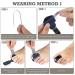 2 Pack Toe Straightener and Toe Brace for Hammer Toe - Blue - Buy Online on GoSupps.com