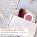 FOMIYES Plates 8pcs Empty Makeup Eyeshadow Box Round Eyeshadow Containers Case Refillable Travel Loose Powder Storage Box with Clear Window Lid for Women Girls White White 4x3.8cm - Buy Online on GoSupps.com