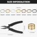 Hotop 1402 Pieces Split Jump Rings Set - MultiColor Jewelry Split Rings with Opener and Plier for DIY Craft Making - Buy Online on GoSupps.com