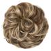 Jjstar 2-Piece Hair Part with Rubber Band | Dutt Hair Tie & Hair Extensions for Messy Buns & Ponytails - Perfect for Women & Girls in Brunette & Ash Blonde - Buy Online on GoSupps.com
