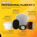 MagMod Professional Flash Kit 2 | Magnetic Light Diffuser Set for Photography | Improved Modifiers for Superior Light Control - Buy Online on GoSupps.com