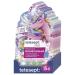 tetesept KIDS Rainbow Land Sparkling Bath - 15 x 40g - Sparkling Bubble Bath with Fruity Scent - Bath Fun for Children with Colored Foam and Red Rose Water - 15 x 40g
