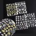 Baoximong 5D Embossed Spring Nail Decals - Self-Adhesive Yellow Pink White Kapok Camellia Design for Women - Buy Online on GoSupps.com