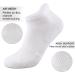 COOPLUS Mens Cotton Ankle Athletic Running Socks - 6 Pairs White, Moisture Wicking & Breathable - Buy Online on GoSupps.com