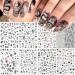 Snake Nail Art Stickers Decals Black Skull Goth Nail Decals Nail Art Supplies 3D Gothic Punk Horror Nail Stickers Designer Nail Accessories Charms Nail Designs for Acrylic Nail Art Decoration (8 Pcs) Design 1