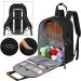 Black Crochet Bag with USB Charging Port - Large Yarn Storage Tote for Knitting & Crochet Projects - Fits 15.6 inch Laptop - Buy Online on GoSupps.com