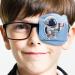 Astropic 3D Silk Eye Patch for Kids | Boys Eye Patch for Glasses | Medical Eye Patch for Children with Lazy Eye (Blue - Astronaut, Left Eye) To Cover Left Eye Grayish Blue_astronaut
