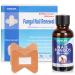 AUSLKA Toenail Fungus Nail Renewal Toe Nail Fingernail Repair for Damaged Discoloration Nails Quick & Easy (32 Patches+1 FL/OZ)