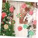 PRETYZOOM 24 Sheets Christmas Candy Decorations Ribbons Xmas Candies Xmas Ornaments Window Decorative Stickers - Buy Online on GoSupps.com
