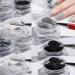 6 Color Nail Glitter Powder - Black White Dust Sugar Powder for French Manicure Decorations - Buy Online on GoSupps.com