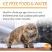 K&H Pet Products Thermo-Kitty Caf Outdoor Heated Cat Bowl - Keep Your Cat's Food and Water from Freezing | Eco-Friendly Packaging - Buy Online on GoSupps.com