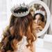 AW BRIDAL Crystal Wedding Tiara Crown - Rhinestone Queen Crown for Women - Silver Bridal Party Hair Accessory - Buy Online on GoSupps.com