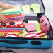 Shop Trixes 3-Part Travel Bag Set | Waterproof Organization for Cosmetics & Accessories | Unisex in Blue Pink & Yellow | International Shipping Available - Buy Online on GoSupps.com