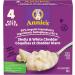 ANNIE'S - VALUE PACK SIZE - MACARONI AND CHEESE Shells and White Cheddar 4 Pack 680 Grams box No Artificial Flavours or Synthetic Colours Contains Real Cheese and Milk Ingredients - Buy Online on GoSupps.com