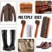 Unekez 4-Piece Horsehair Shoe Brush Shine Kit - Premium Shoe Polish & Leather Care Set - Buy Online on GoSupps.com