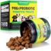 Dog probiotics chewing tablets pre-probiotic digestion treats for all dogs excited belly loose stools flatulence immune itching diarrhea premium for intestinal health care tastes (300g 120pcs)