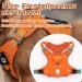 Rabbitgoo Adjustable Tactical Dog Harness for Small Dogs - Durable Anti-Train with Handles & Metal Buckles - Orange (Size S) - Buy Online on GoSupps.com