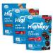 HighKey Holiday Variety Pack - Low Carb Cookies - Peppermint, Snickerdoodle, Ginger Spice - Low Sugar & Gluten Free Snack - Diet Friendly Sweets - 2 Ounce (Pack of 3)
