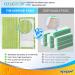 KEEPOW Reusable Microfiber Mop Pads - 6 Pack Green | Compatible with Swiffer Sweeper | Washable Mopping Cloth Refills for Hardwood Floors | Eco-Friendly Alternative (Mop Not Included) - Buy Online on GoSupps.com
