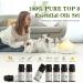 Asakuki Aroma Diffuser & 300ml Ultrasonic Humidifier with Essential Oils Set - 14-Color LED 23dB Ultra-Quiet for Yoga Spa & Home - Buy Online on GoSupps.com