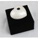 Small Keepsake Heart Cremation Urn For Ashes With New Improved Lid Mini Heart Memorial Urn With Box & Stand (Pearl White Aluminium) M Pearl White With Box & Stand - Buy Online on GoSupps.com