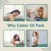 Durable Pedobi Castor Oil Pack Kit - Liver Detox, Insomnia, Constipation Relief - Apricot Color (Castor Oil Not Included) - Buy Online on GoSupps.com