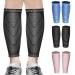 Wade bandage compression calf support 2 pieces of calves compression stockings without foot for women men Calf Sleeves for pain relief recovery during training cycling running (black m) m black