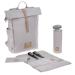 L SSIG diaper bag changing mat stroller attachment bottle holder sustainably produced/GRE Rolltop Backpack Gray