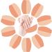 Lermende Mini Nail Files and Buffers 100/180 Grit - 20 PCS Half Moon Nail Buffer Block for Acrylic Nails (Orange) - Buy Online on GoSupps.com